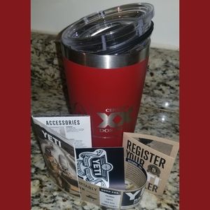 Yeti Rambler 20oz Dos Equis/Football - New!